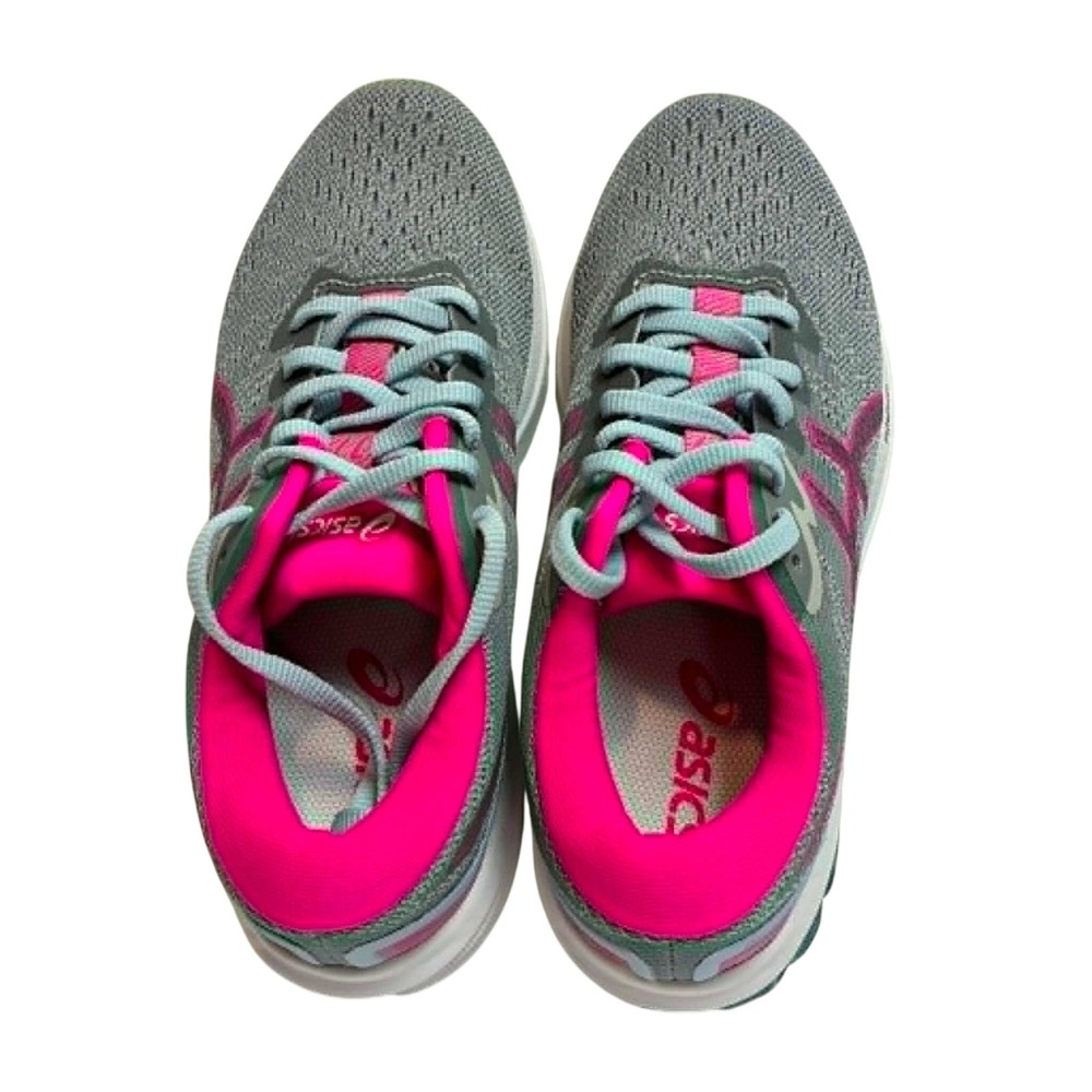 ASICS Gel Contend Running Shoes Womens US 5 Gray Pink Athletic Sneakers